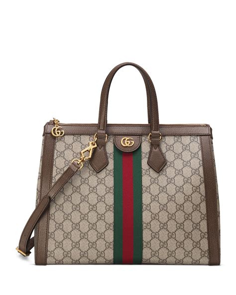 gucci ophidia medium gg supreme canvas tote bag